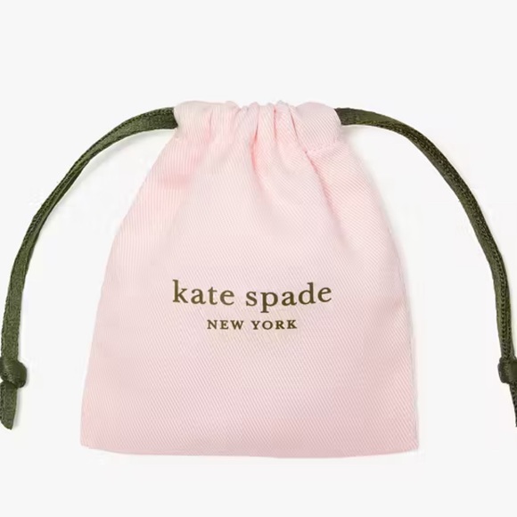 $68 Kate Spade Fruit Salad Pavé Grapefruit Huggie Earrings - Picture 3 of 7